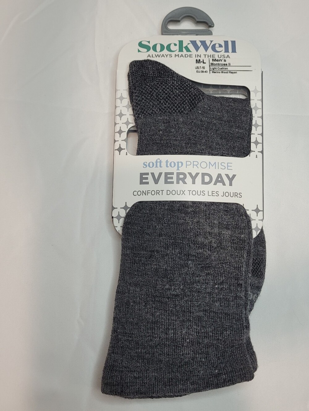 Sockwell Wool Blend Men's Montrose II Everyday Socks M-L